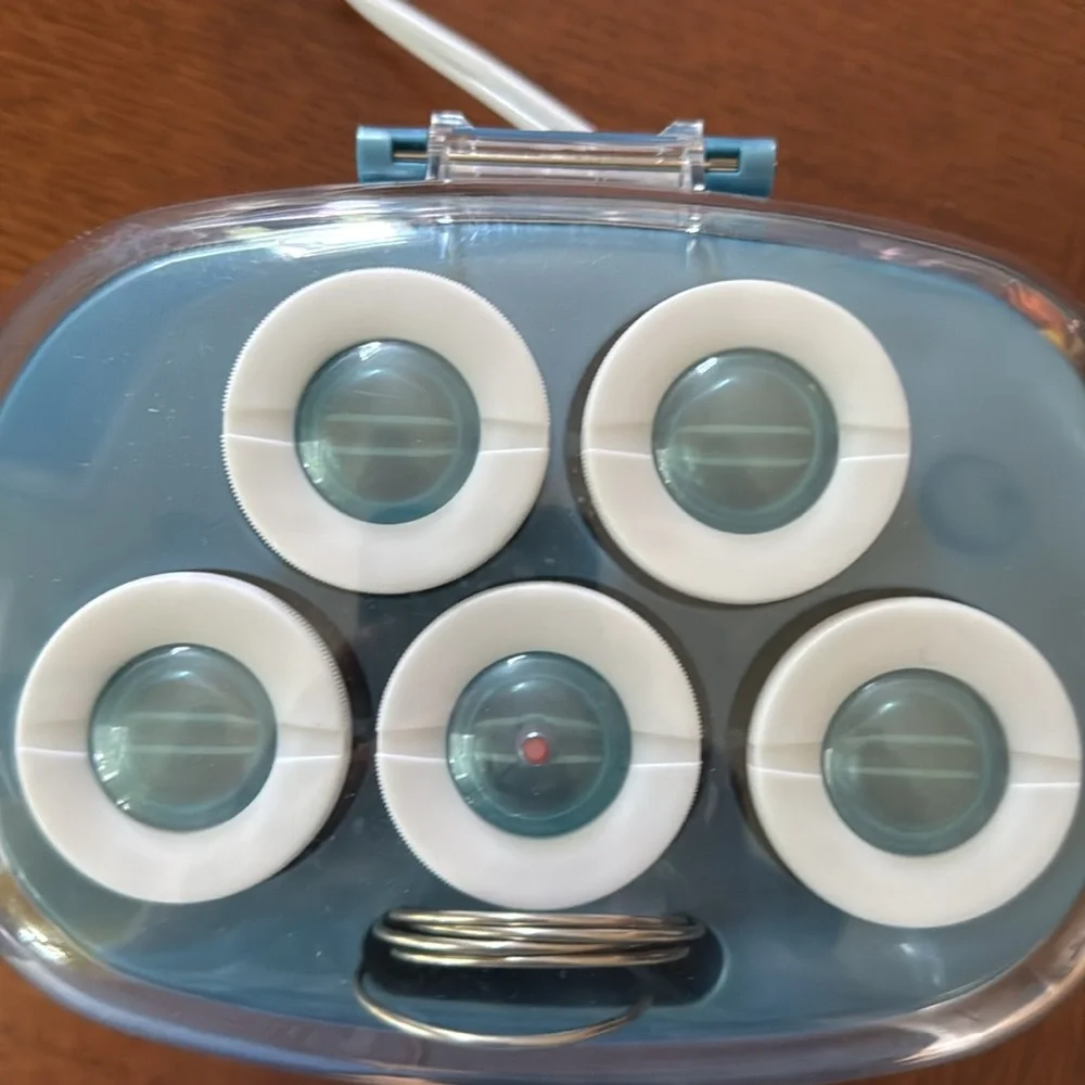 BaByliss Nano Titanium Hair Rollers - Blue and White - Picture 2 of 3